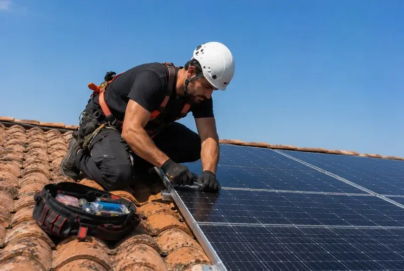 Maintenance et monitoring de panneaux solaires à Villette-de-Vienne